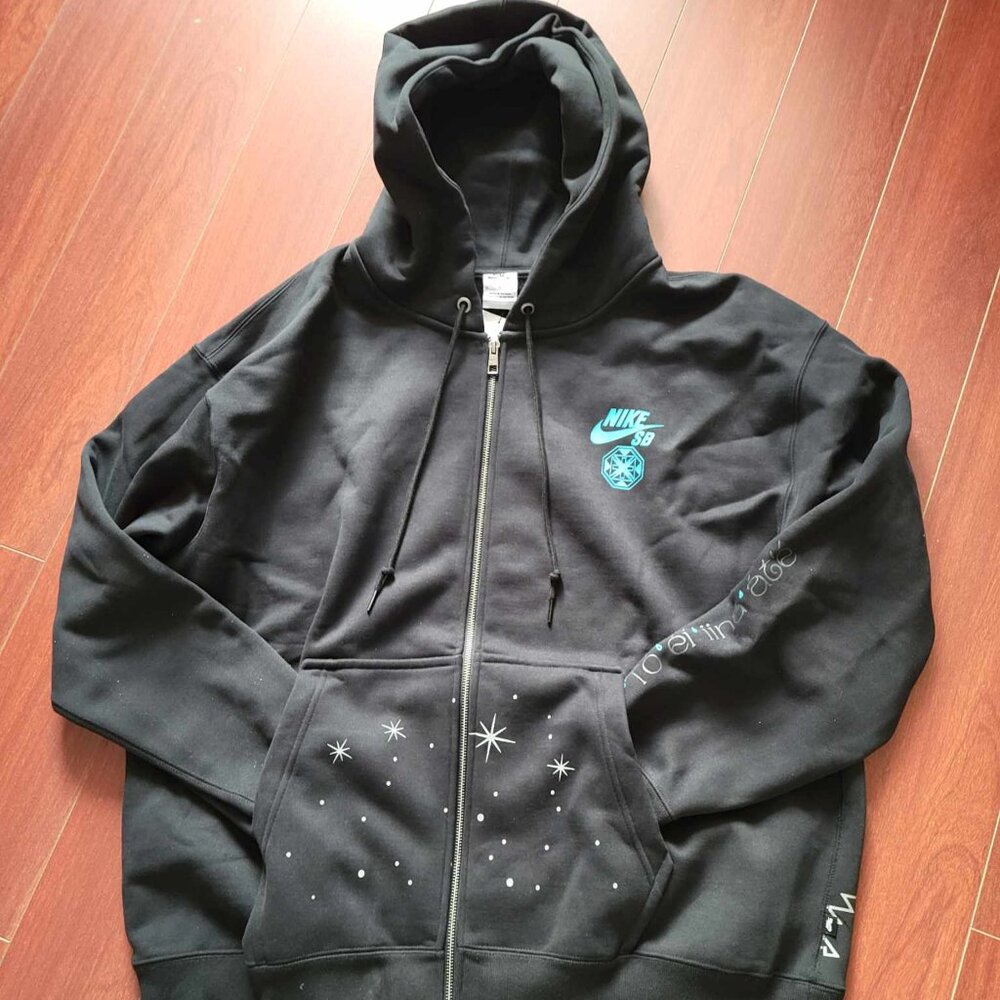 Nike SB x Di'Orr Greenwood L/S Max90 Fleece Hoodie - Black
